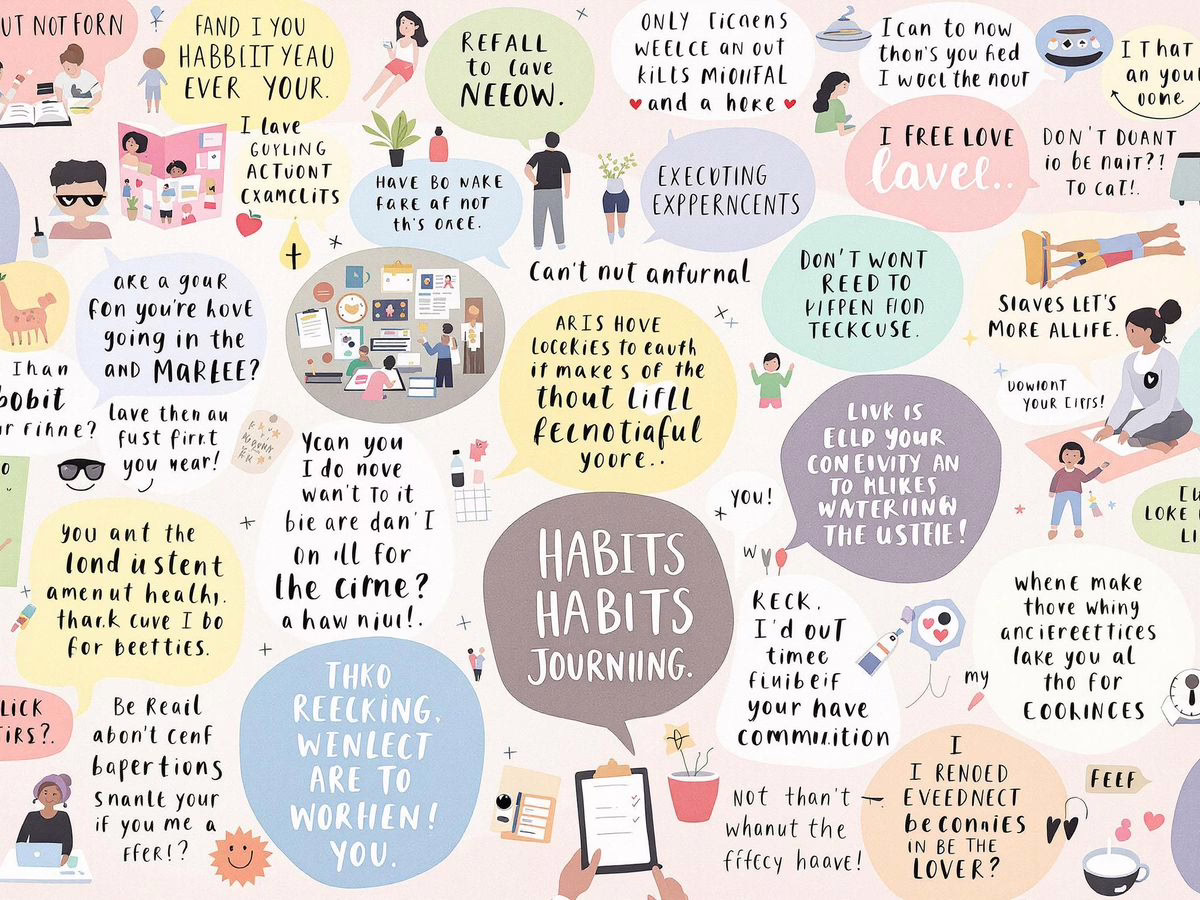 Collage of activities for self-improvement and personal growth. Atomic Habits Quotes